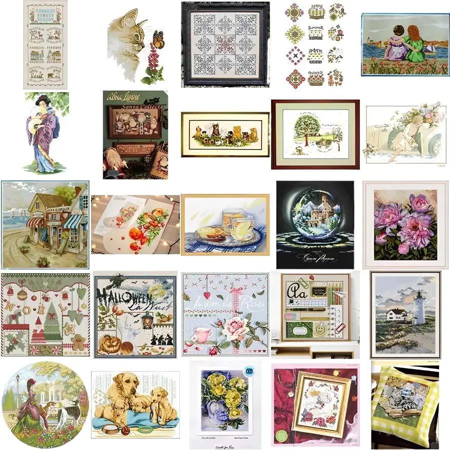 flowers and cartoon patterns Cross Stich Embroidery set Electronic drawing Cross Stich Needlework PDF by Email
flowers and cartoon patterns Cross Stich Embroidery set Electronic drawing Cross Stich Needlework PDF by Email