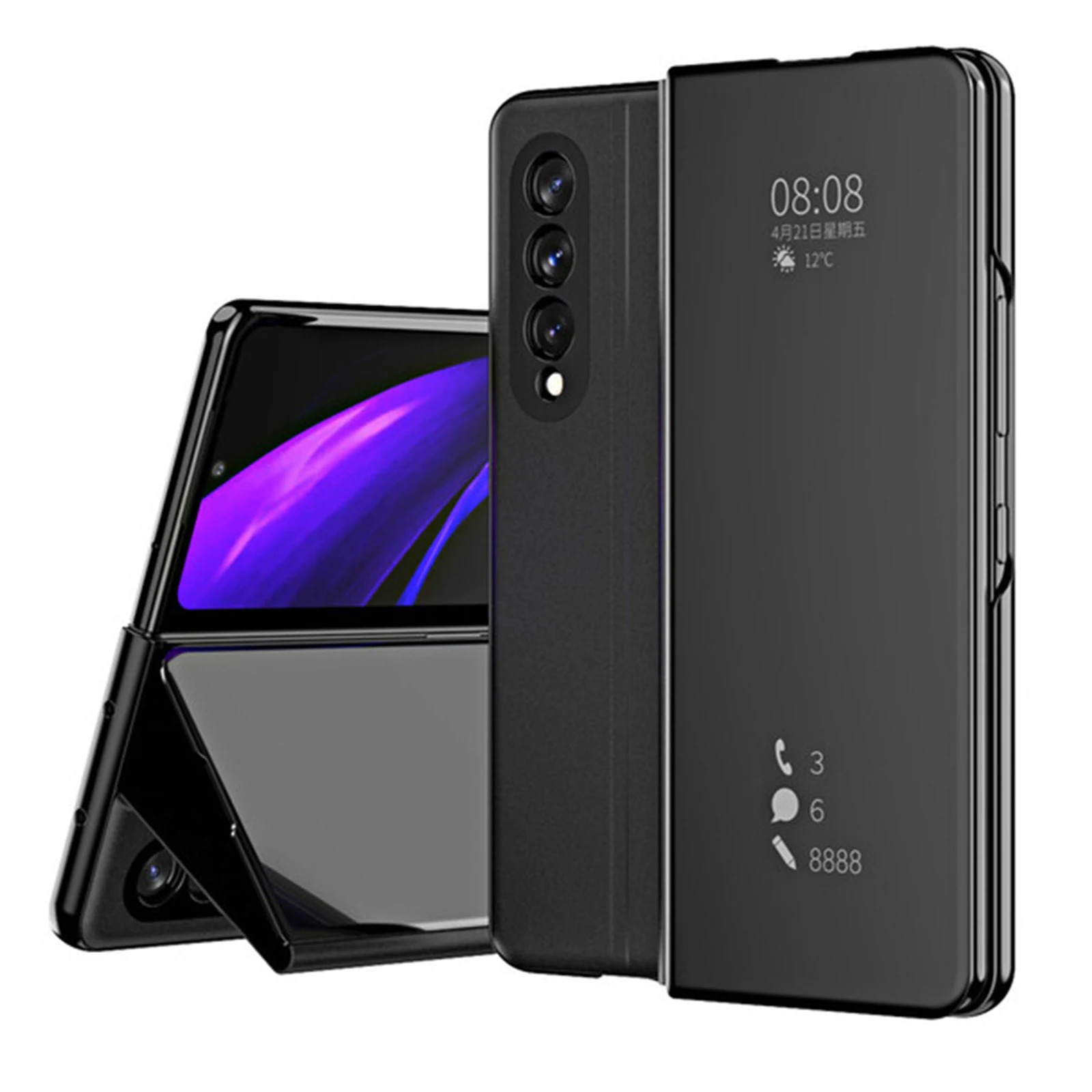 Чехол для телефона Samsung Galaxy Z Fold 3 магнитное поглощение покрытие зеркальное вертикальное умное окно кронштейн ZFold 3 защитный чехол
Чехол для телефона Samsung Galaxy Z Fold 3 магнитное поглощение покрытие зеркальное вертикальное умное окно кронштейн ZFold 3 защитный чехол