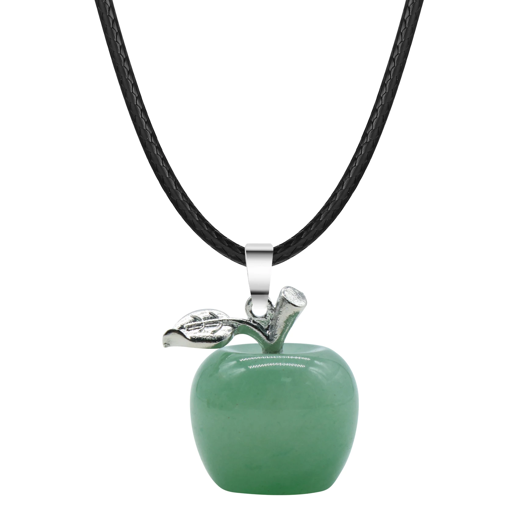 Natural Apple 20MM Green Aventurine Pendant Necklace for Women Girls Kids Healing Chakra Stone Fruits Jewelry
Natural Apple 20MM Green Aventurine Pendant Necklace for Women Girls Kids Healing Chakra Stone Fruits Jewelry