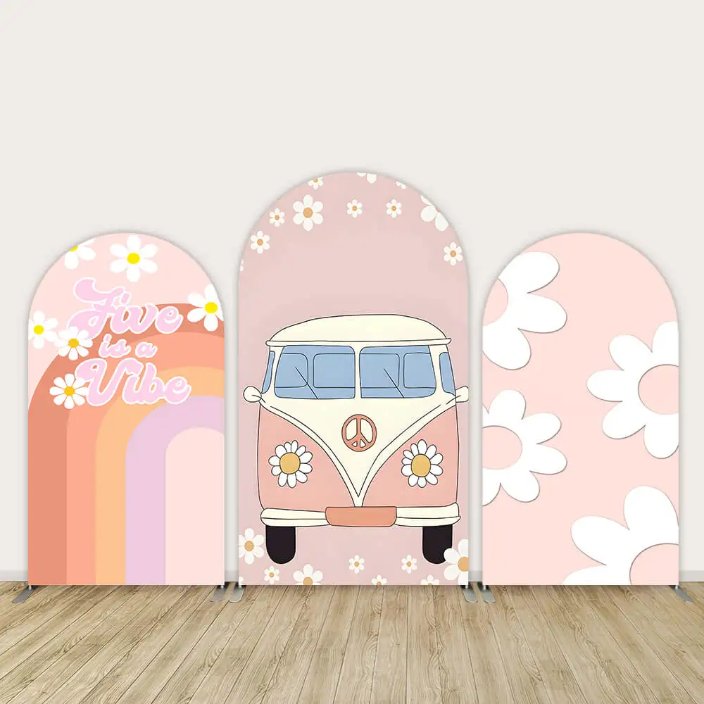 Rainbow Boho Flower Arch Chiara Wall Backdrop for Baby Birthday Party Decor Groovy Banner Newborn Baby Shower Background Cover 
Rainbow Boho Flower Arch Chiara Wall Backdrop for Baby Birthday Party Decor Groovy Banner Newborn Baby Shower Background Cover