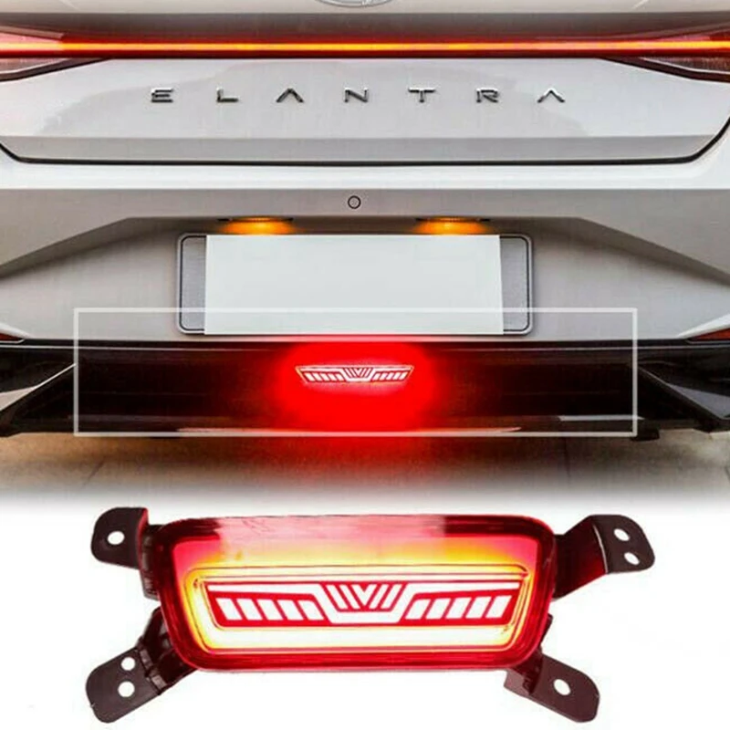LED Rear Bumper Light Tail Light Fog Lamp Bumper Brake Stop Signal Reflector for Hyundai Elantra 2021 2022
LED Rear Bumper Light Tail Light Fog Lamp Bumper Brake Stop Signal Reflector for Hyundai Elantra 2021 2022