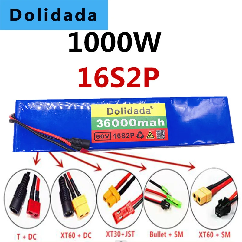 16S2P 60V 36Ah 1000W BMS Rechargeable Lithium Battery Is Widely Used In 60V Electrical Equipment: Wheelchair, Etc
16S2P 60V 36Ah 1000W BMS Rechargeable Lithium Battery Is Widely Used In 60V Electrical Equipment: Wheelchair, Etc