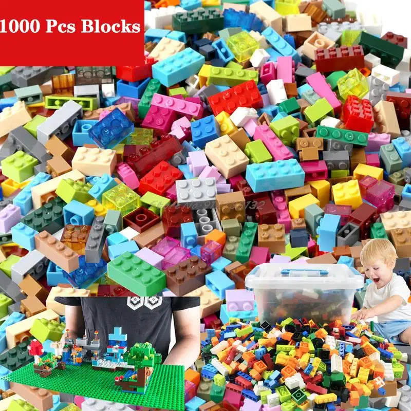 1000 Pieces Building Blocks City DIY Creative Bricks Compatible inglys Bricks Bulk Base Plate Educational Kids Toy Blocks
1000 Pieces Building Blocks City DIY Creative Bricks Compatible inglys Bricks Bulk Base Plate Educational Kids Toy Blocks