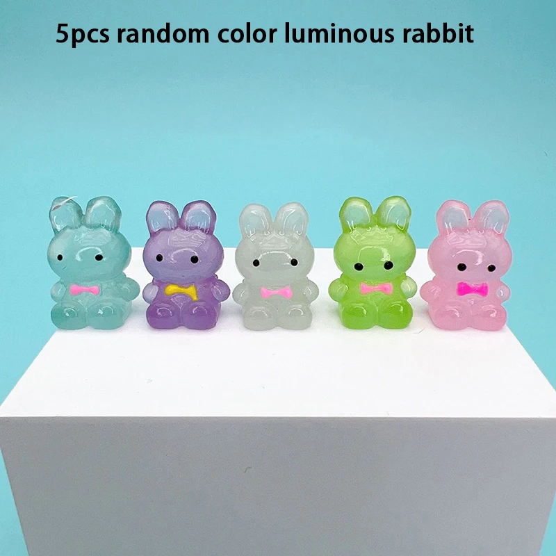 5Pcs Miniature Luminous Cartoon Rabbit Dolls Cute Resin Bunny Ornaments Car Home Decoration
5Pcs Miniature Luminous Cartoon Rabbit Dolls Cute Resin Bunny Ornaments Car Home Decoration