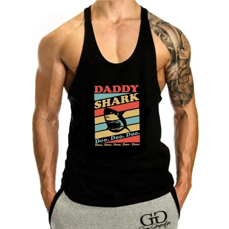 Retro Vintage Daddy Shark sleeveless tank top men Black, sleeveless S-3Xl Breathable tank top men 
Retro Vintage Daddy Shark sleeveless tank top men Black, sleeveless S-3Xl Breathable tank top men
