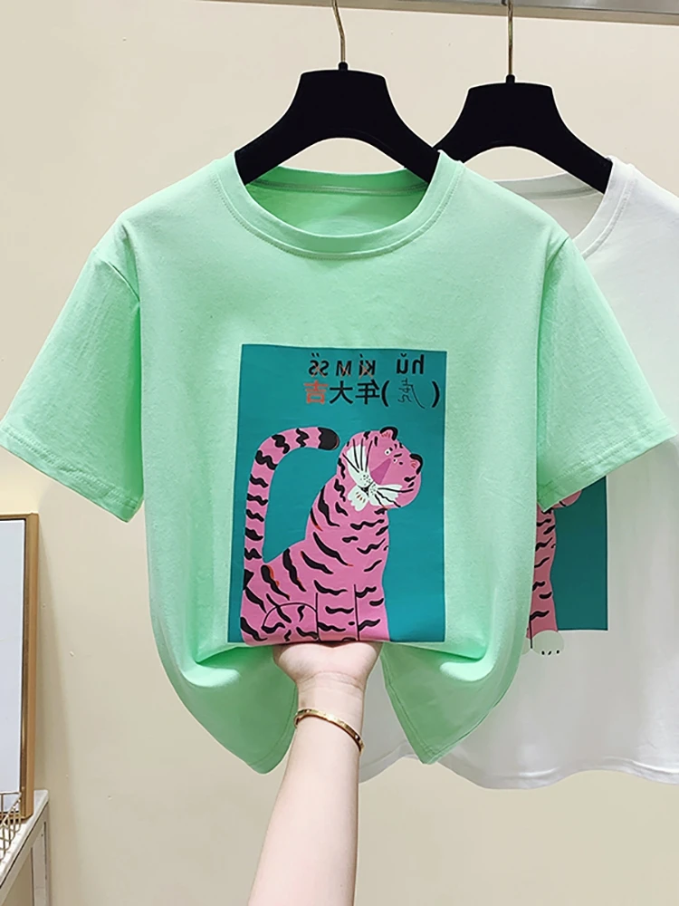 GGRIGHT Graphic T Shirt Women Tops Short Sleeve Camiseta Mujer Woman Tshirts O-Neck Tee Shirt Femme Cotton T-shirty Damskie
GGRIGHT Graphic T Shirt Women Tops Short Sleeve Camiseta Mujer Woman Tshirts O-Neck Tee Shirt Femme Cotton T-shirty Damskie