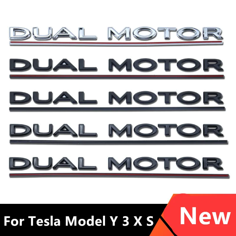 ABS Dual Motor Letters Rear Boot Tailgate Trunk Logo Emblem Badge Car Sticker Decal for Tesla Model 3 Model X Model S Y
ABS Dual Motor Letters Rear Boot Tailgate Trunk Logo Emblem Badge Car Sticker Decal for Tesla Model 3 Model X Model S Y