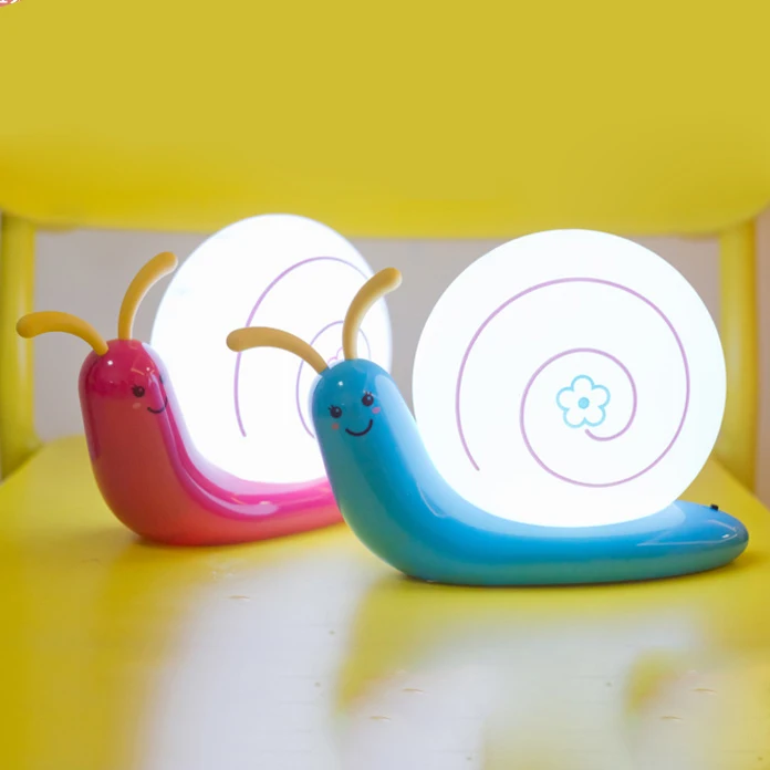 Cartoon Cute LED Snail Beside Table Lamp Baby Bedroom Decoration USB Rechargeable Wall Sleeping Night Lights For Children Kids
Cartoon Cute LED Snail Beside Table Lamp Baby Bedroom Decoration USB Rechargeable Wall Sleeping Night Lights For Children Kids