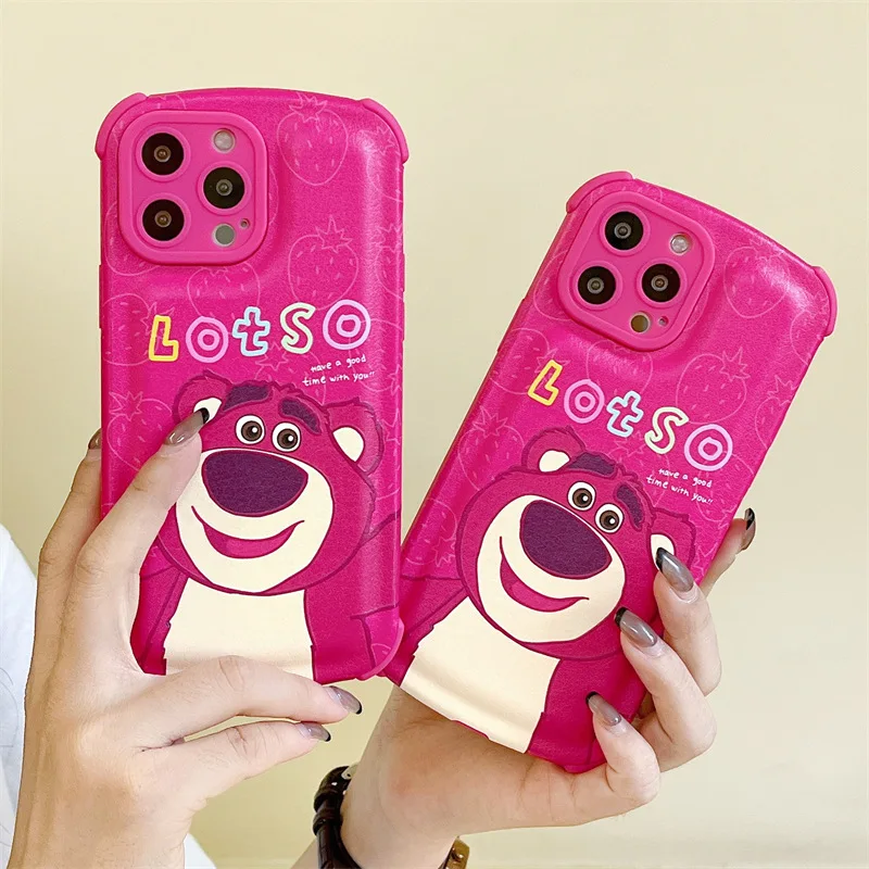 Lovely Pink Cartoon Strawberry Bear Phone Case Cover for IPhone 11 12 13 14 Pro Shockproof Case for IPhone 14 Cases
Lovely Pink Cartoon Strawberry Bear Phone Case Cover for IPhone 11 12 13 14 Pro Shockproof Case for IPhone 14 Cases