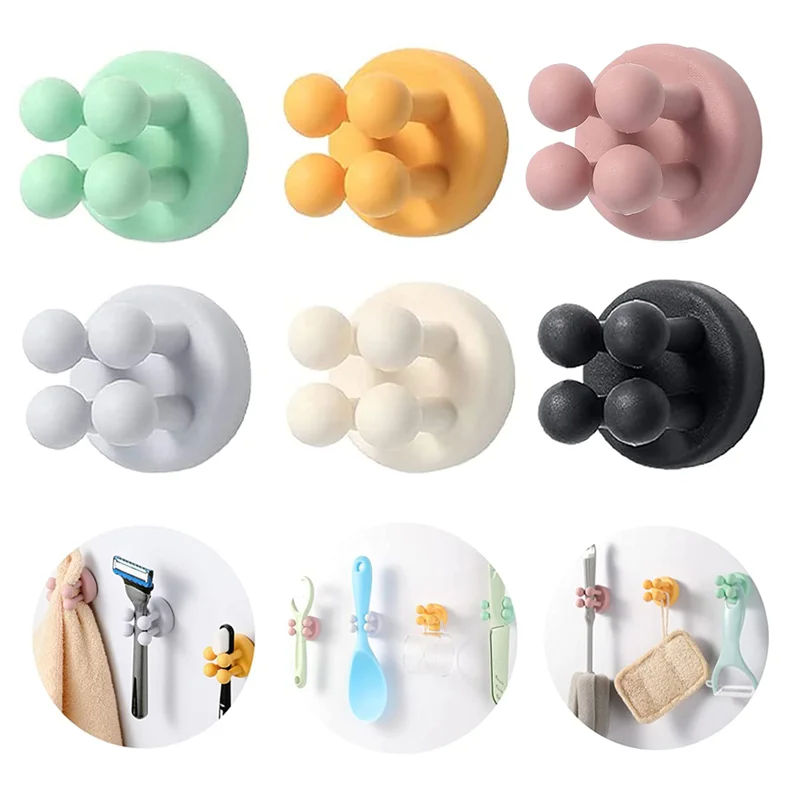 Silicone Toothbrush Razor Holders Hook Wall Door Hooks Towel Key Plug Holder Hangers For Kitchen Bathroom Home Office Organizer
Silicone Toothbrush Razor Holders Hook Wall Door Hooks Towel Key Plug Holder Hangers For Kitchen Bathroom Home Office Organizer