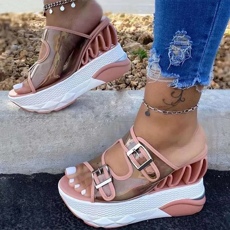 Sandals Women New Shoes Plus Size Open Toe Sandals Ladies Soft Female Slippers Comfortable Thick bottom Sandals Zapatillas Mujer
Sandals Women New Shoes Plus Size Open Toe Sandals Ladies Soft Female Slippers Comfortable Thick bottom Sandals Zapatillas Mujer