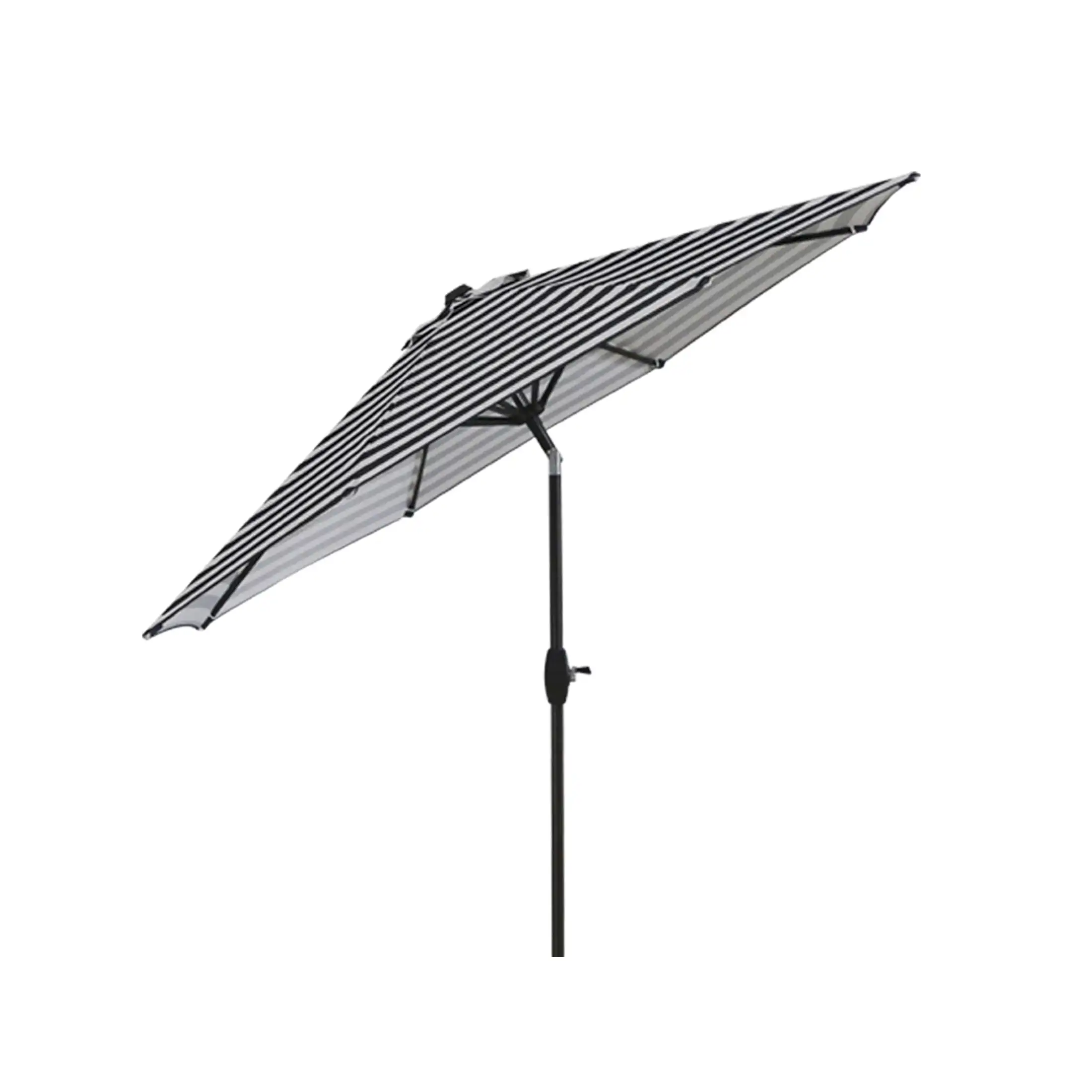 9 Ft Outdoor Patio Market Umbrella with Tilt & Crank Lift, Black/White Stripe
9 Ft Outdoor Patio Market Umbrella with Tilt & Crank Lift, Black/White Stripe