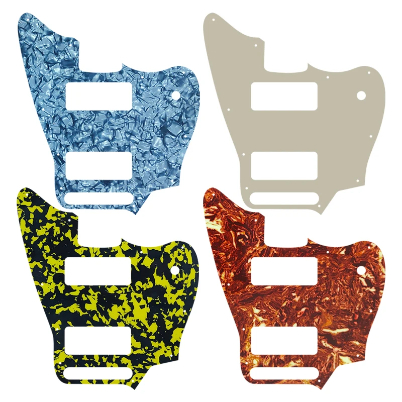 Fei Man Guirar Parts - For Mexico Jaguar Blacktop P90 Humbucker Guitar Pickguard P90 Pickups Route,Multicolor Options
Fei Man Guirar Parts - For Mexico Jaguar Blacktop P90 Humbucker Guitar Pickguard P90 Pickups Route,Multicolor Options