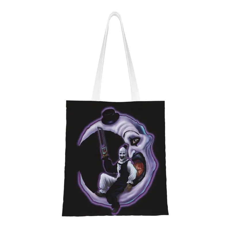Terrifiers Movie Horror Art Slasher Halloween Groceries Shopping Bag Print Canvas Shopper Shoulder Tote Bag Washable Handbag
Terrifiers Movie Horror Art Slasher Halloween Groceries Shopping Bag Print Canvas Shopper Shoulder Tote Bag Washable Handbag