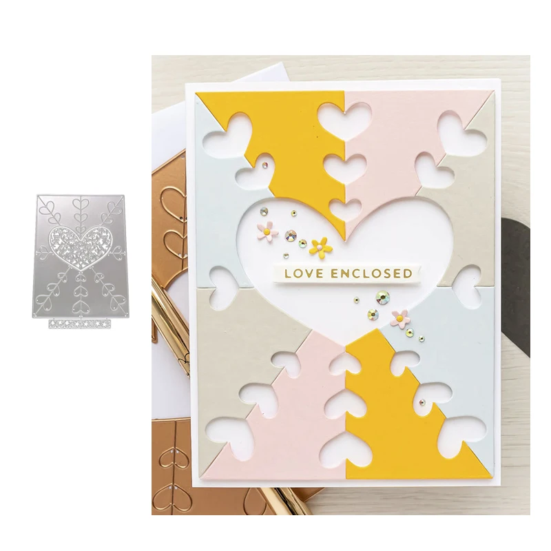 Rectangle Heart Branch Leaves Background Metal Cutting Dies Craft Scrapbooking Handmade Knife Mould Blade Punch Stencils Die Cut
Rectangle Heart Branch Leaves Background Metal Cutting Dies Craft Scrapbooking Handmade Knife Mould Blade Punch Stencils Die Cut