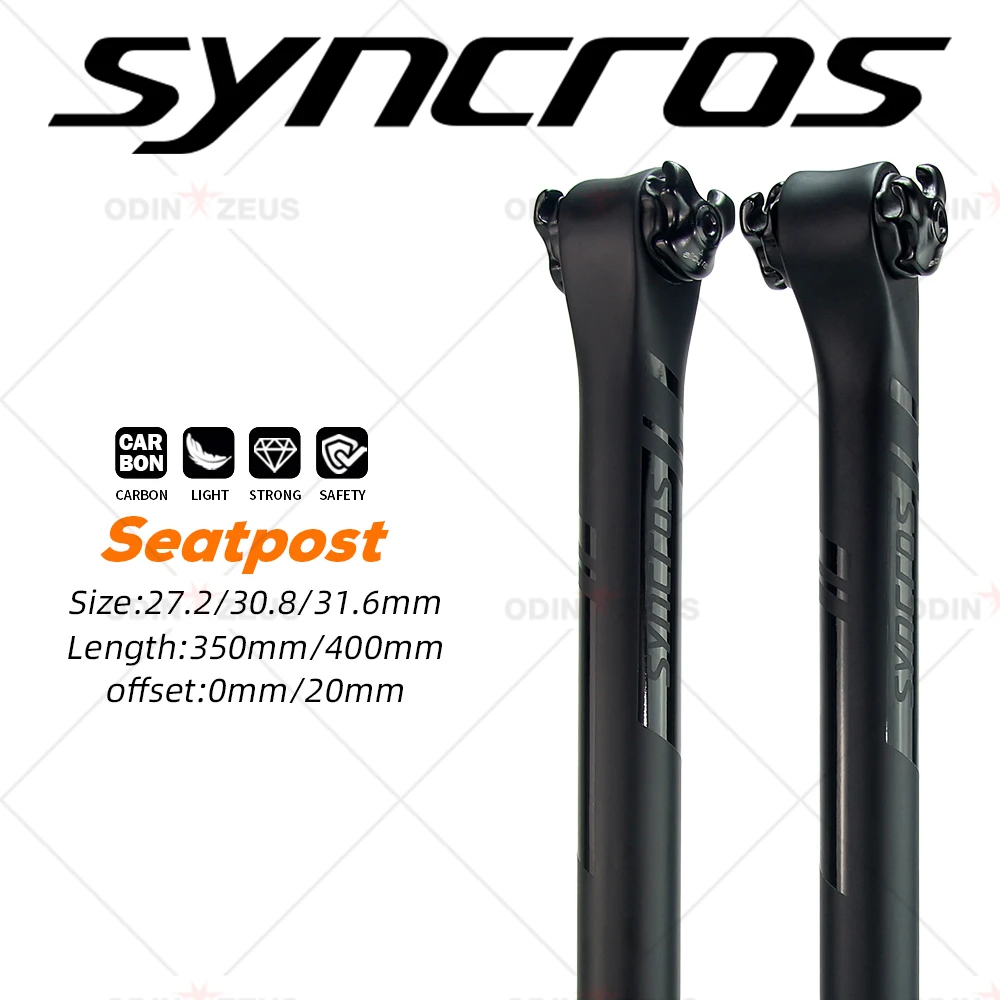 SYNCROS 0/20 Degree Alloy Rail 7x9/7x7 Carbon Fiber Bicycle Seatpost MTB/Road Bike Seat Posts 27.2/30.8/31.6 Riding Accessories
SYNCROS 0/20 Degree Alloy Rail 7x9/7x7 Carbon Fiber Bicycle Seatpost MTB/Road Bike Seat Posts 27.2/30.8/31.6 Riding Accessories