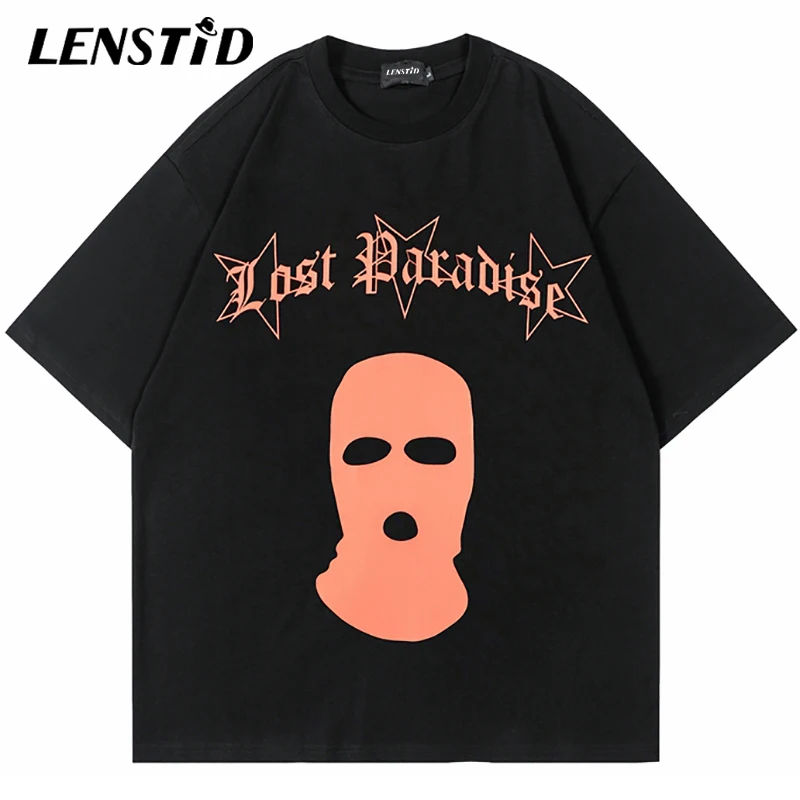 Summer Men Short Sleeve Tshirts Hip Hop Masked Man Graphic T-Shirts 2023 Streetwear Harajuku Casual Cotton Tops Tees Black White
Summer Men Short Sleeve Tshirts Hip Hop Masked Man Graphic T-Shirts 2023 Streetwear Harajuku Casual Cotton Tops Tees Black White