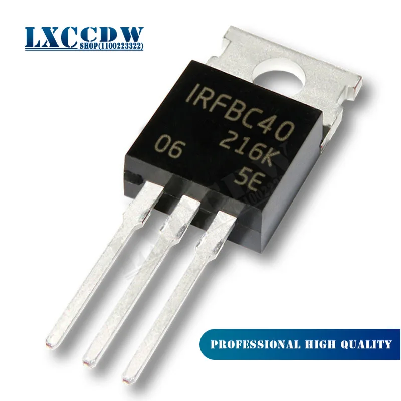 5 шт. IRFBC40 TO-220 IRFBC40PBF TO220 BC40 N-channel FET FBC40 IRFBC30PBF IRFBC30 IRFBC20PBF IRFBC20
5 шт. IRFBC40 TO-220 IRFBC40PBF TO220 BC40 N-channel FET FBC40 IRFBC30PBF IRFBC30 IRFBC20PBF IRFBC20
