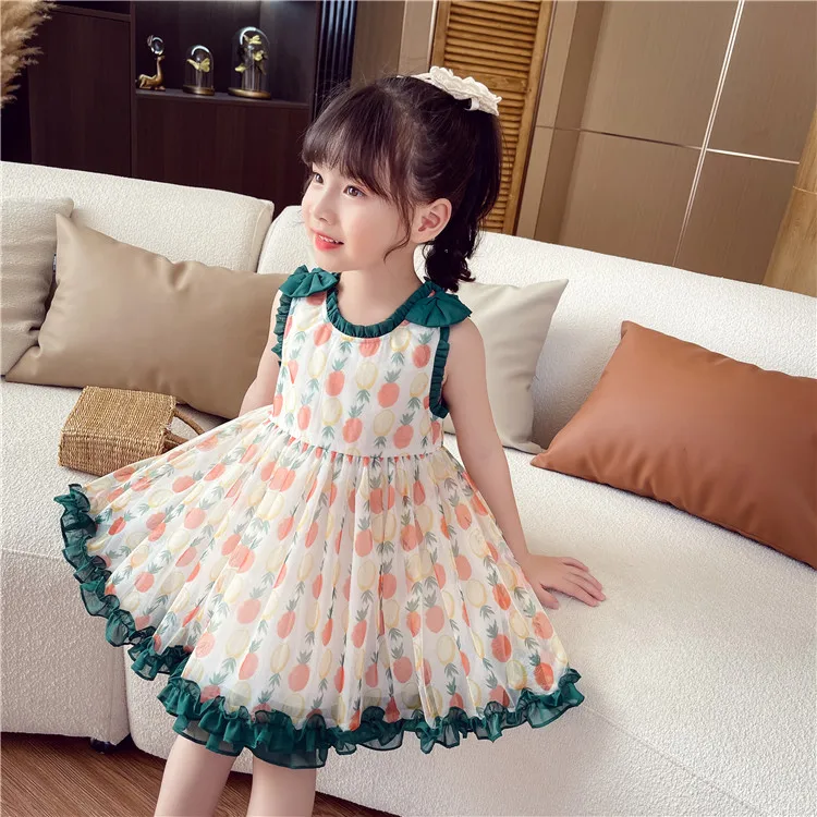 Summer Girls' Dress Sleeveless Tank Top Printed Princess Party Dress Children's Dress New Baby Clothing Flower Girls' Poached
Summer Girls' Dress Sleeveless Tank Top Printed Princess Party Dress Children's Dress New Baby Clothing Flower Girls' Poached