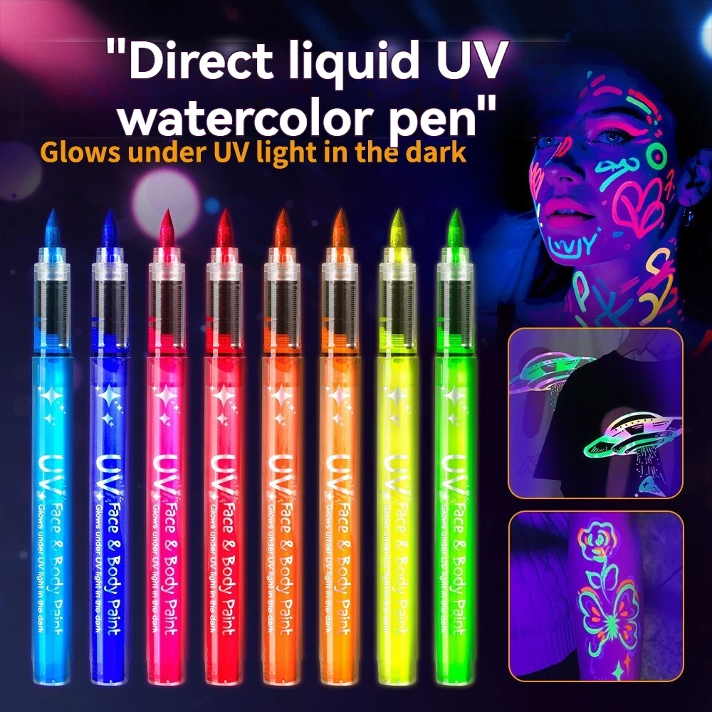 Набор из 8 неоновых флуоресцентных акриловых маркеров
Набор из 8 неоновых флуоресцентных акриловых маркеров