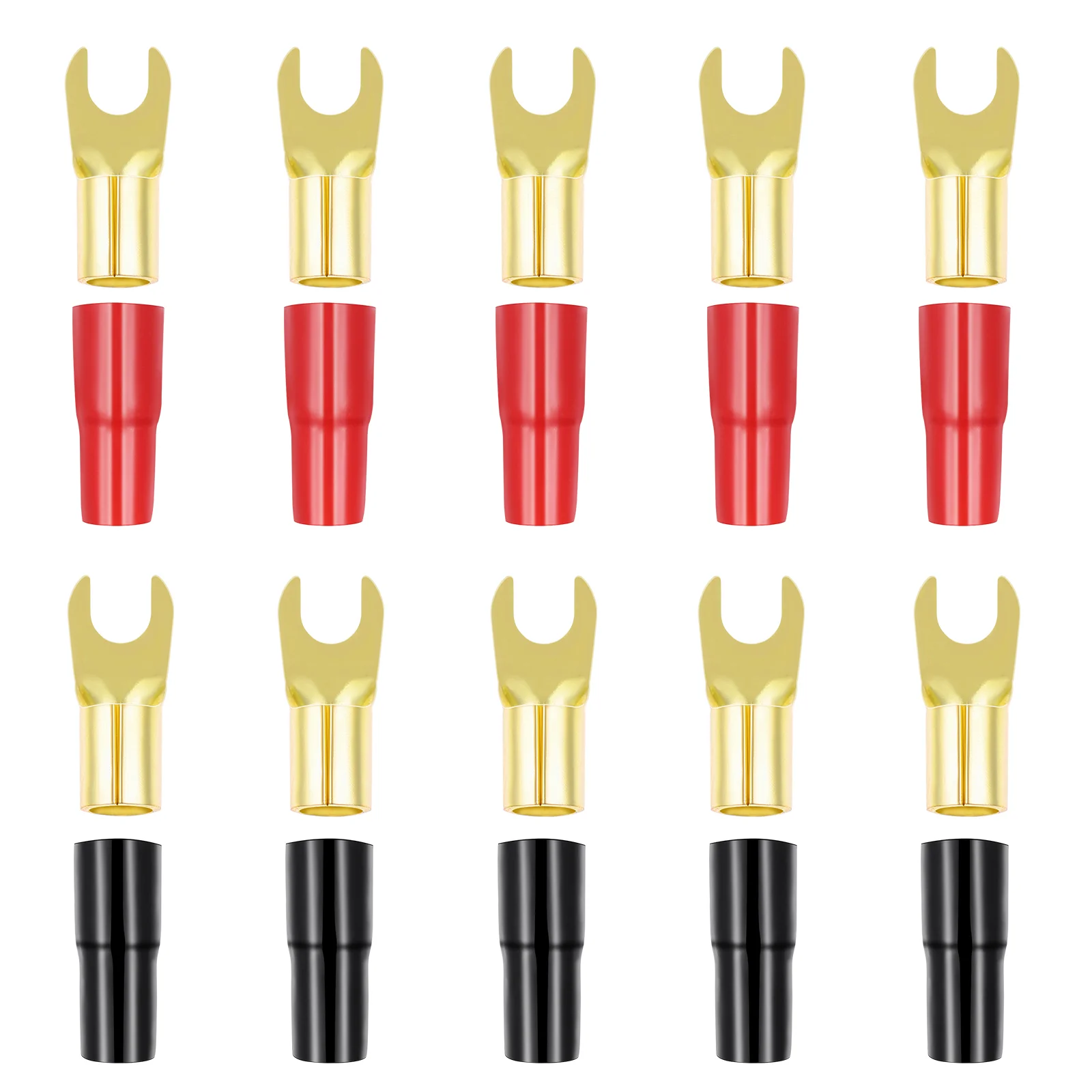 5 Pairs Car Switch 8GA Terminal Connectors Spade Adapter Crimp Barrier Connector Crimp Terminals
5 Pairs Car Switch 8GA Terminal Connectors Spade Adapter Crimp Barrier Connector Crimp Terminals