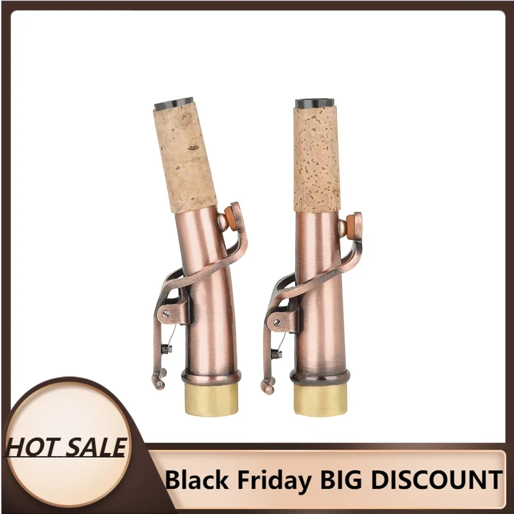 2 Pcs Saxophone Neck Soprano Sax Straight Curved Neck Imitation Red Copper Quality Brass Woodwind Instrument Parts Accessories
2 Pcs Saxophone Neck Soprano Sax Straight Curved Neck Imitation Red Copper Quality Brass Woodwind Instrument Parts Accessories