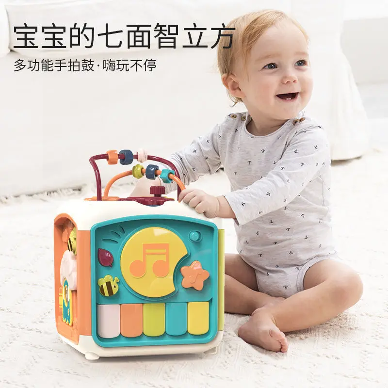 Infant Cube Educational Music Toys 7in1 Beat Drum Toys Shape Sorter Toy Bead Maze Counting Discovery Toys For Kids Learning
Infant Cube Educational Music Toys 7in1 Beat Drum Toys Shape Sorter Toy Bead Maze Counting Discovery Toys For Kids Learning
