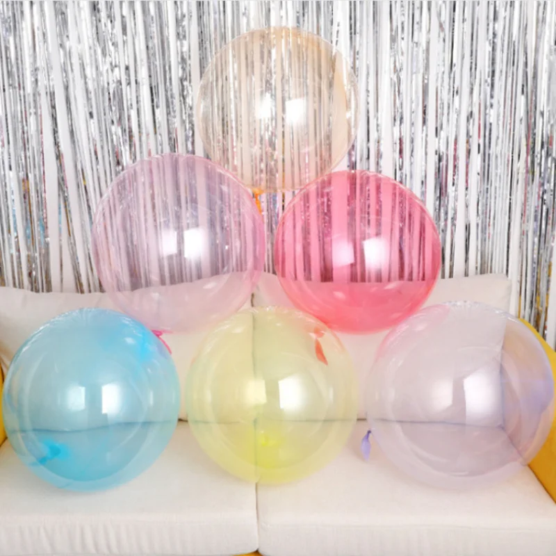 100Pcs/lot 10inch Crystal Bubble Balloons Colorful Transparent Latex Balloons Birthday Party Decor Wedding Summer Helium Globals
100Pcs/lot 10inch Crystal Bubble Balloons Colorful Transparent Latex Balloons Birthday Party Decor Wedding Summer Helium Globals
