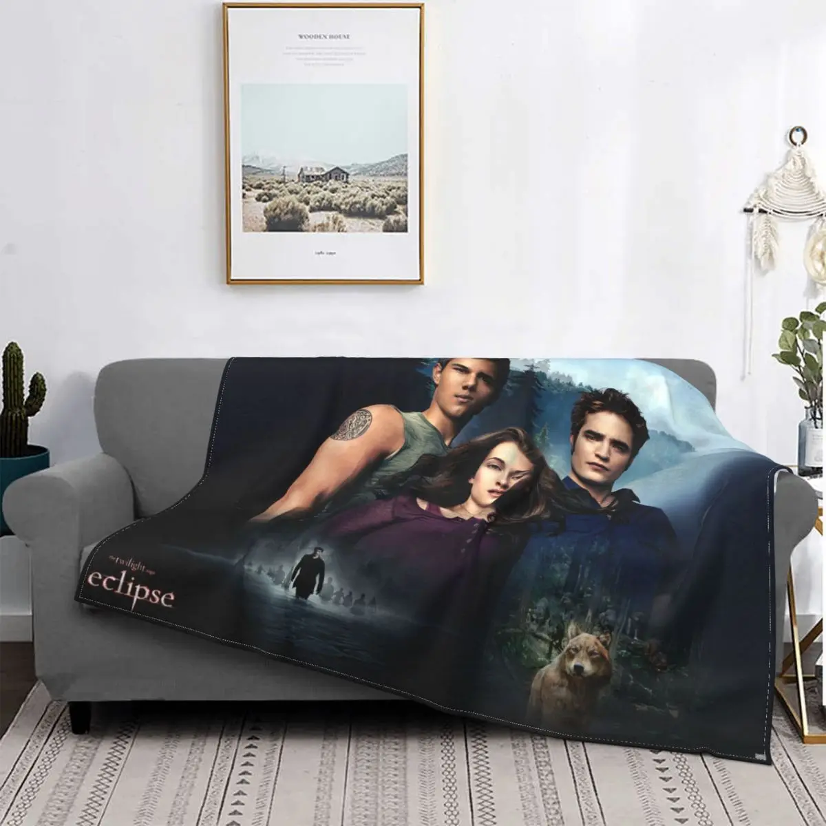 Vampire The Twilight Saga Blanket Edward Bella Jacob Black Flannel Blanket Bedroom Sofa Soft Warm Bedspread
Vampire The Twilight Saga Blanket Edward Bella Jacob Black Flannel Blanket Bedroom Sofa Soft Warm Bedspread