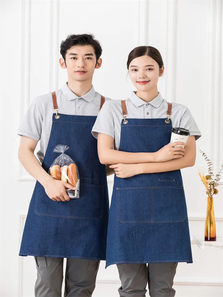 Unisex Adult Apron Denim Fabric Fast Food Restaurant Cafe Uniform Garden Triming Farm Workware Painting Picking Barbecue Aprons 
Unisex Adult Apron Denim Fabric Fast Food Restaurant Cafe Uniform Garden Triming Farm Workware Painting Picking Barbecue Aprons