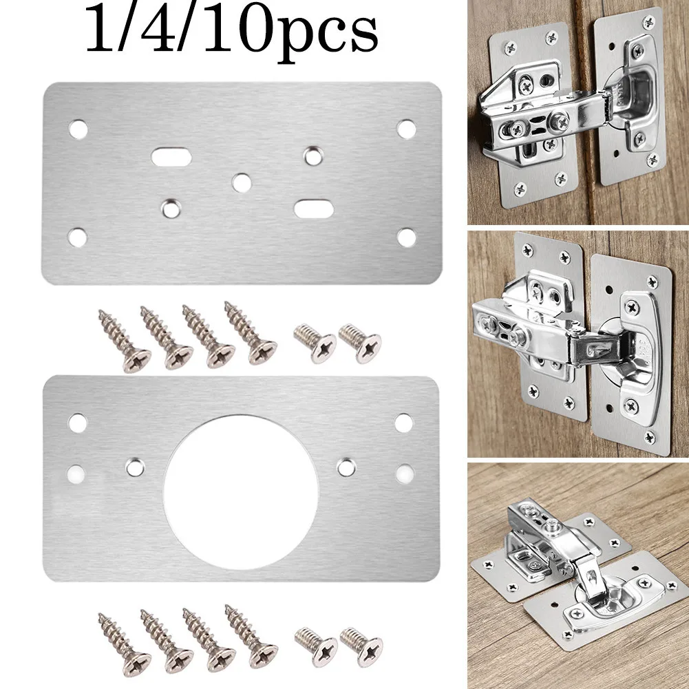 Mounting Plate Set Stainless Steel Hinge Fixing Plate Cabinet Door Maintenance Mounting Plate Restorer Installer Cabinet Hinge
Mounting Plate Set Stainless Steel Hinge Fixing Plate Cabinet Door Maintenance Mounting Plate Restorer Installer Cabinet Hinge