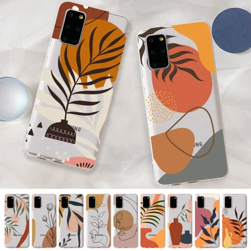 Art Retro Abstract Geometry Leaf Phone Case for Samsung S20 S10 lite S21 plus for Redmi Note8 9pro for Huawei P20 Clear Case
Art Retro Abstract Geometry Leaf Phone Case for Samsung S20 S10 lite S21 plus for Redmi Note8 9pro for Huawei P20 Clear Case