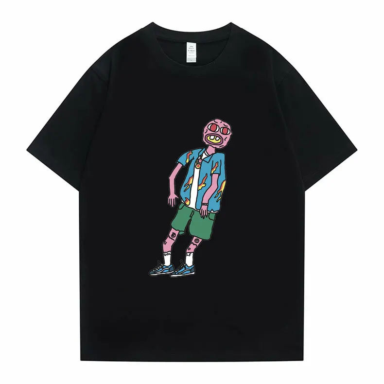 Golf Wang Igor Tyler The Creator Tee Tops Mens T Shirt Comfortable Loose T-shirt Short Sleeve Men Women Cherry Bomb Print Tshirt
Golf Wang Igor Tyler The Creator Tee Tops Mens T Shirt Comfortable Loose T-shirt Short Sleeve Men Women Cherry Bomb Print Tshirt