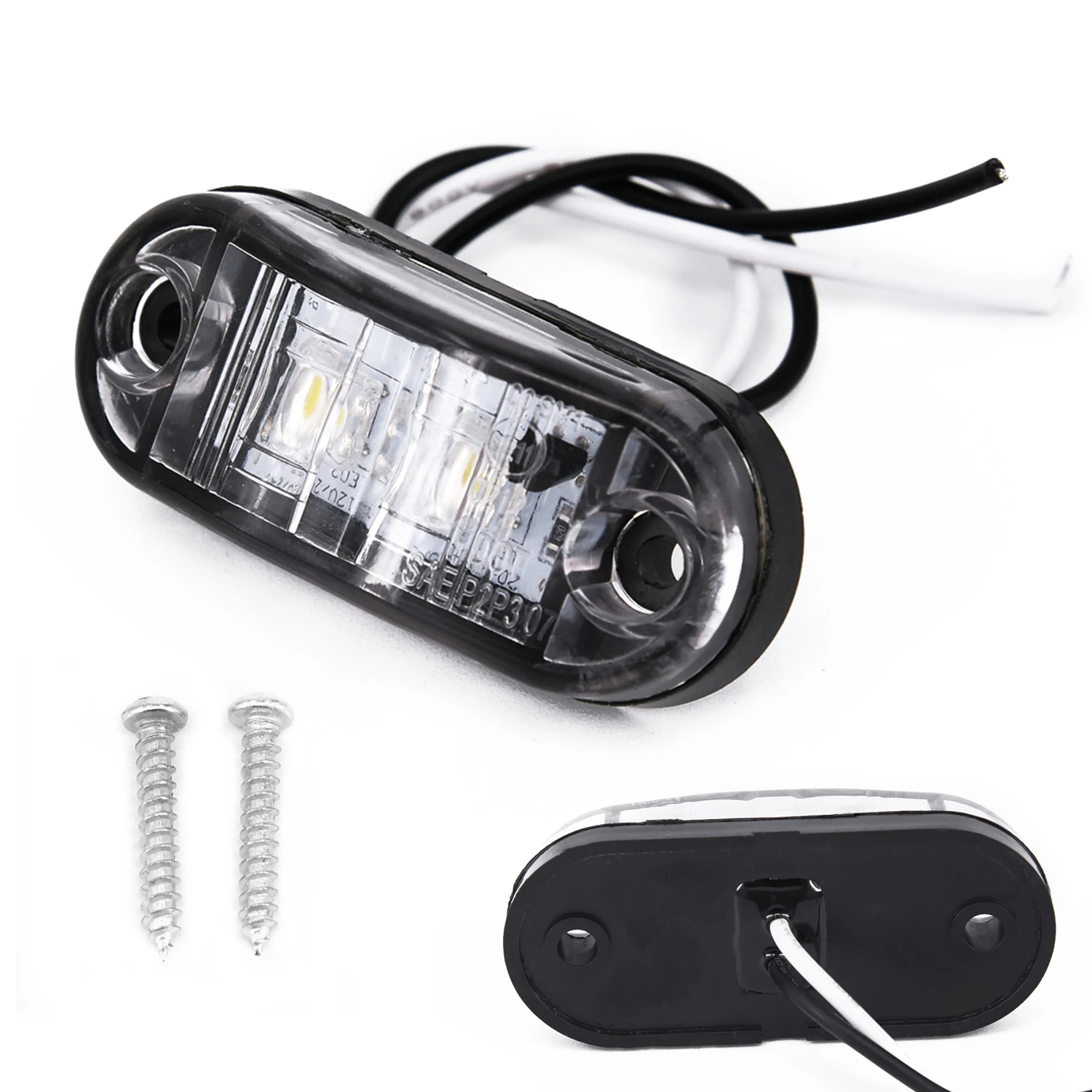 LED Clearance Car Caravan 12V 2pcs White Side Marker Lights Tail Set Waterproof Plastic super Lamp Truck Durable
LED Clearance Car Caravan 12V 2pcs White Side Marker Lights Tail Set Waterproof Plastic super Lamp Truck Durable