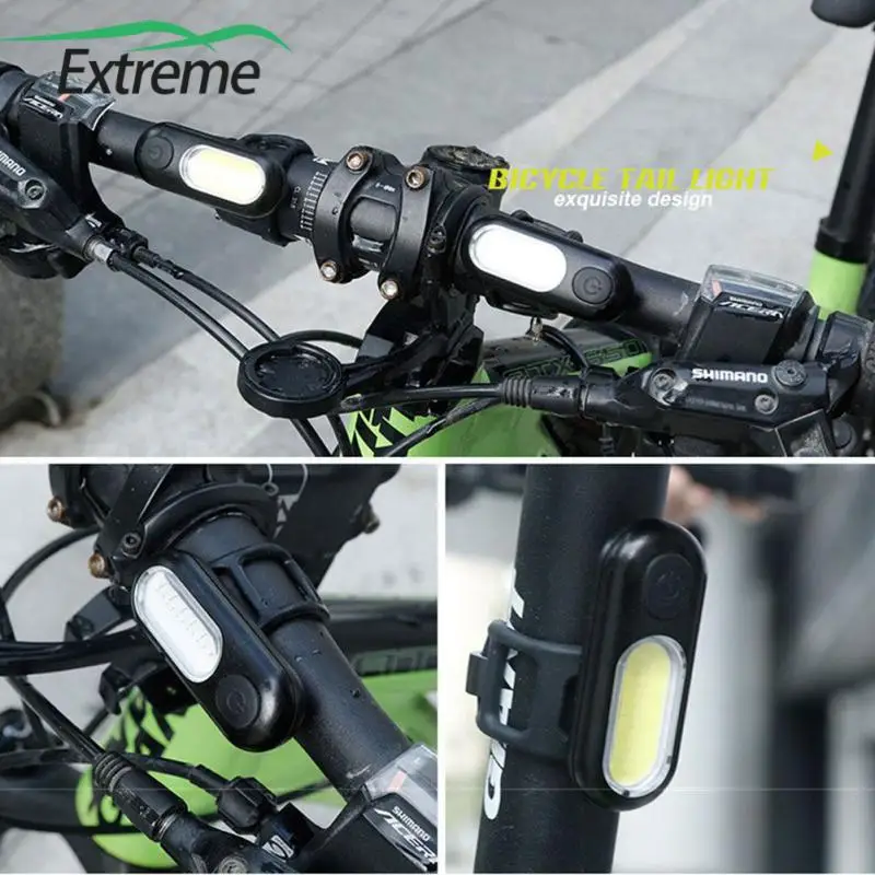 

Night Cycling Equipment Bike Rear Light Accessories Powerful Small Bike Taillight 2023 New Cob Highlight Taillight Bicycle Lamp