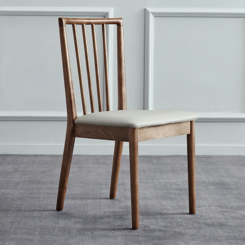 Relaxing Leather Chair Leisure Minimalist Nordic Chair Modern Dining Wooden Stool Cadeiras De Jantar Dining Room Furniture
Relaxing Leather Chair Leisure Minimalist Nordic Chair Modern Dining Wooden Stool Cadeiras De Jantar Dining Room Furniture