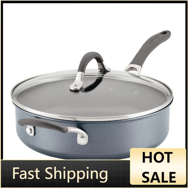 Circulon A1 Series ScratchDefense Nonstick Induction Sauté Pan with Lid, 5-Quart, Graphite 
Circulon A1 Series ScratchDefense Nonstick Induction Sauté Pan with Lid, 5-Quart, Graphite