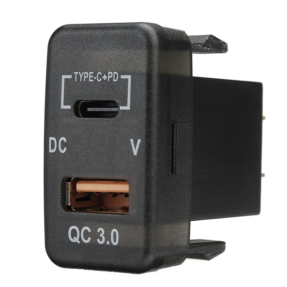 Practical Useful High Quality Durable Charger Adapter Voltmeter ABS Plastic Black Blue Light Dual USB Interior
Practical Useful High Quality Durable Charger Adapter Voltmeter ABS Plastic Black Blue Light Dual USB Interior