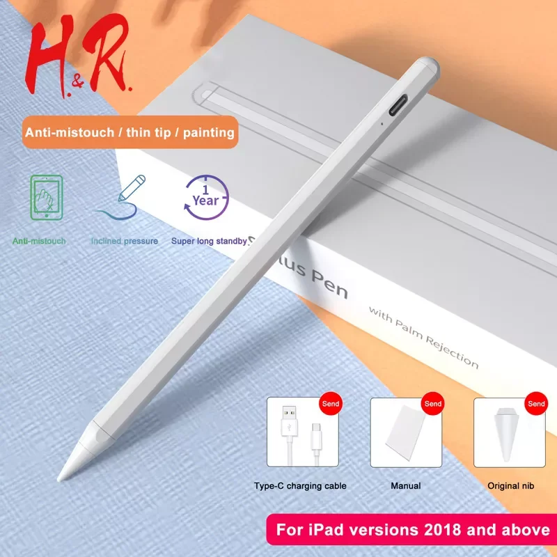 NEW2023 Stylus Pen For iPad Pencil With Display Screen Touch Capacitive Pen Pencil iPad Pen Pro 11 12.9 2018-2021 Mini 6 Air
NEW2023 Stylus Pen For iPad Pencil With Display Screen Touch Capacitive Pen Pencil iPad Pen Pro 11 12.9 2018-2021 Mini 6 Air
