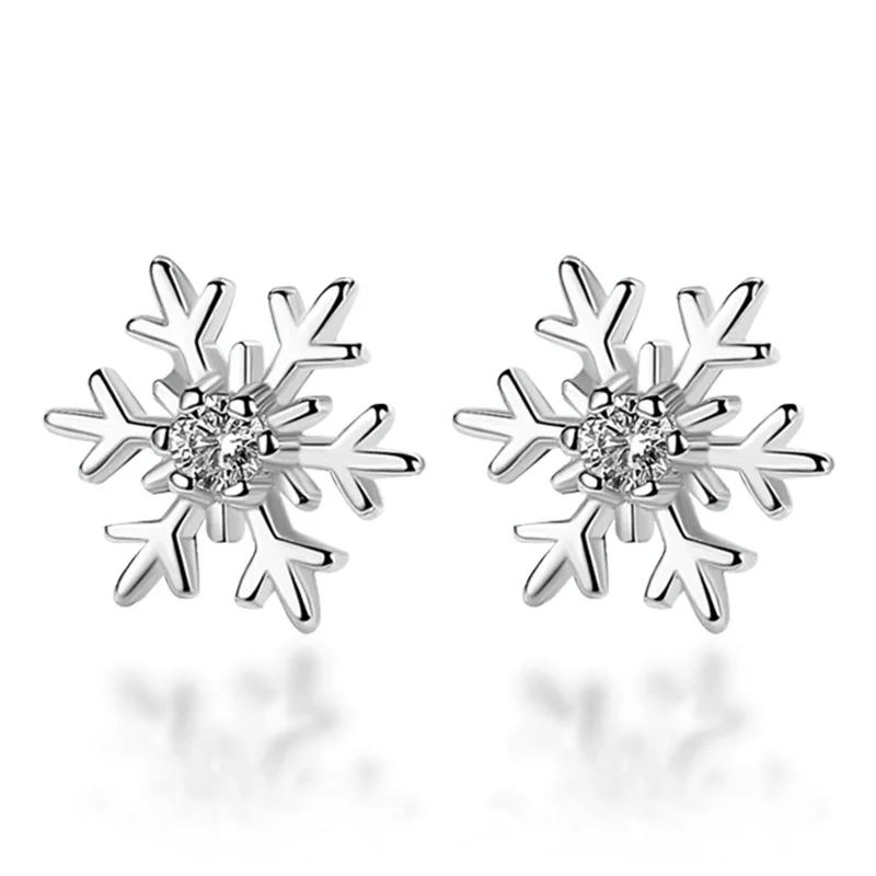 Korean Version of Snowflake Earrings Female Hollow Earrings Silver-plated Earrings Ladies Christmas Gift Zircon Ear Jewelry
Korean Version of Snowflake Earrings Female Hollow Earrings Silver-plated Earrings Ladies Christmas Gift Zircon Ear Jewelry