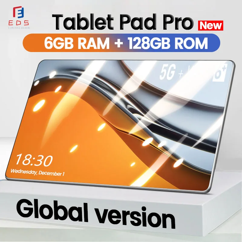 10.1 Inch Tablet Pad Pro 10 Core Dual Call Tablette Android 10.0 5G Wifi GPS Bluetooth Google Play 6GB RAM 128GB ROM Tablets PC
10.1 Inch Tablet Pad Pro 10 Core Dual Call Tablette Android 10.0 5G Wifi GPS Bluetooth Google Play 6GB RAM 128GB ROM Tablets PC