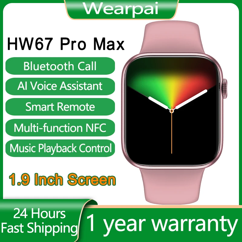 Wearpai Smartwatch HW67 Pro MAX Smart Watch Men Women 2022 Bluetooth Call Original Custom Dial pk Y68 P8 Plus S7 IWO 14 W37 W27
Wearpai Smartwatch HW67 Pro MAX Smart Watch Men Women 2022 Bluetooth Call Original Custom Dial pk Y68 P8 Plus S7 IWO 14 W37 W27