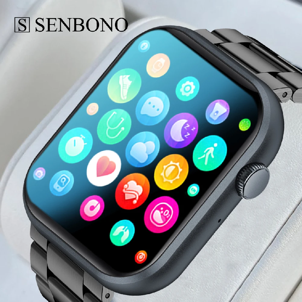 SENBONO 2023 Men's Smart Watch Bluetooth Custom Dial Call Watch Sport Waterproof Smartwatch Men Women+BOX for IOS Android Xiaomi
SENBONO 2023 Men's Smart Watch Bluetooth Custom Dial Call Watch Sport Waterproof Smartwatch Men Women+BOX for IOS Android Xiaomi