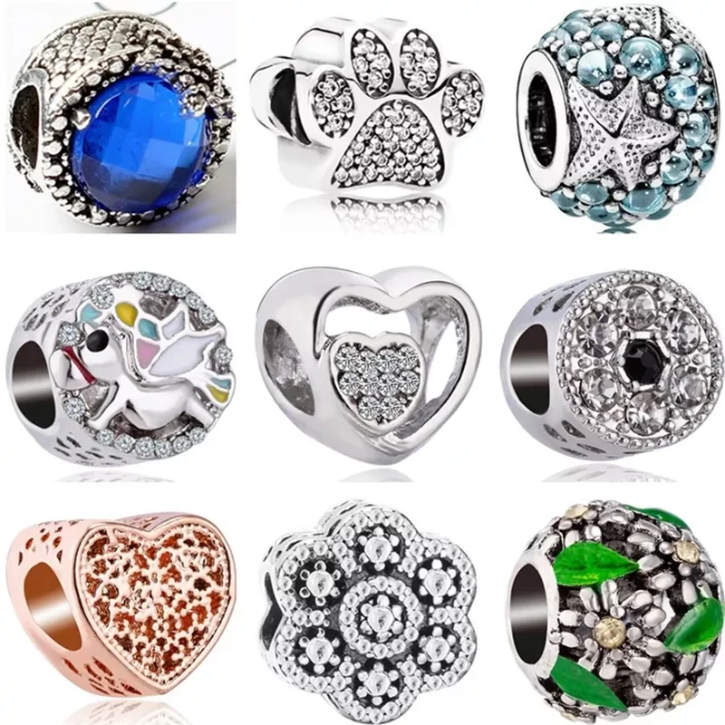 Btuamb New Fashion Crystal Hollow Camera Cat Claw Leaves Crown Heart Charms Beads Fit Pandora Bracelets for Women Making Jewelry
Btuamb New Fashion Crystal Hollow Camera Cat Claw Leaves Crown Heart Charms Beads Fit Pandora Bracelets for Women Making Jewelry