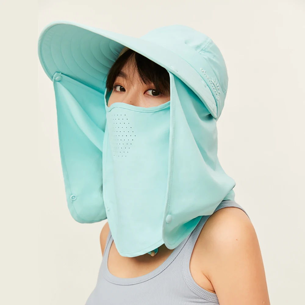 OhSunny Women Breathable Bucket Hats Detachable Anti-UV Protection UPF1000+ Summer Sun Protector Face Neck Scarf Cover Hiking
OhSunny Women Breathable Bucket Hats Detachable Anti-UV Protection UPF1000+ Summer Sun Protector Face Neck Scarf Cover Hiking