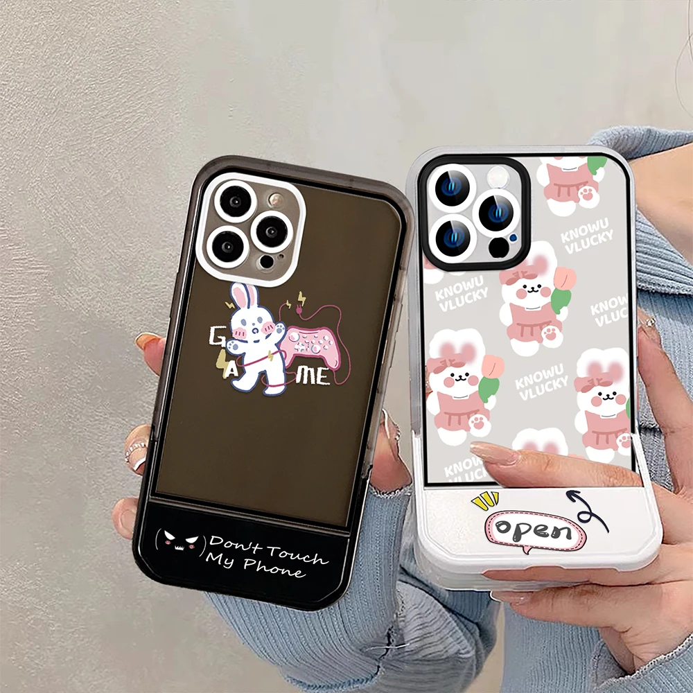Cartoon Cute Bear Stand Holder Case for iPhone 14ProMax 14Plus 13 12 11 Pro Max Transparent Soft Silicone Protection Shell Capas
Cartoon Cute Bear Stand Holder Case for iPhone 14ProMax 14Plus 13 12 11 Pro Max Transparent Soft Silicone Protection Shell Capas