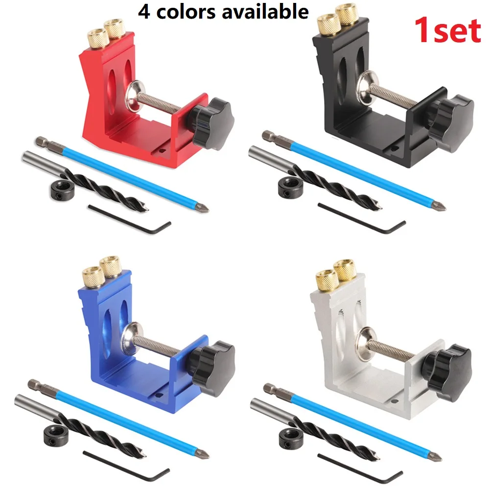 5Pcs 15 Degree Bevel Hole Locator Set Woodworking Positioner Drill Bit Pocket Hole Jig Kit For Wood Drill Bits Tool
5Pcs 15 Degree Bevel Hole Locator Set Woodworking Positioner Drill Bit Pocket Hole Jig Kit For Wood Drill Bits Tool