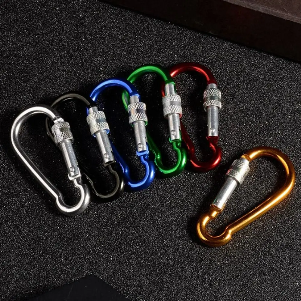 10pcs Multi Colors Outdoor Sports Carabiner New 46mm Aluminium Alloy with Lock Safety Buckle Keychain Outdoor Tool
10pcs Multi Colors Outdoor Sports Carabiner New 46mm Aluminium Alloy with Lock Safety Buckle Keychain Outdoor Tool
