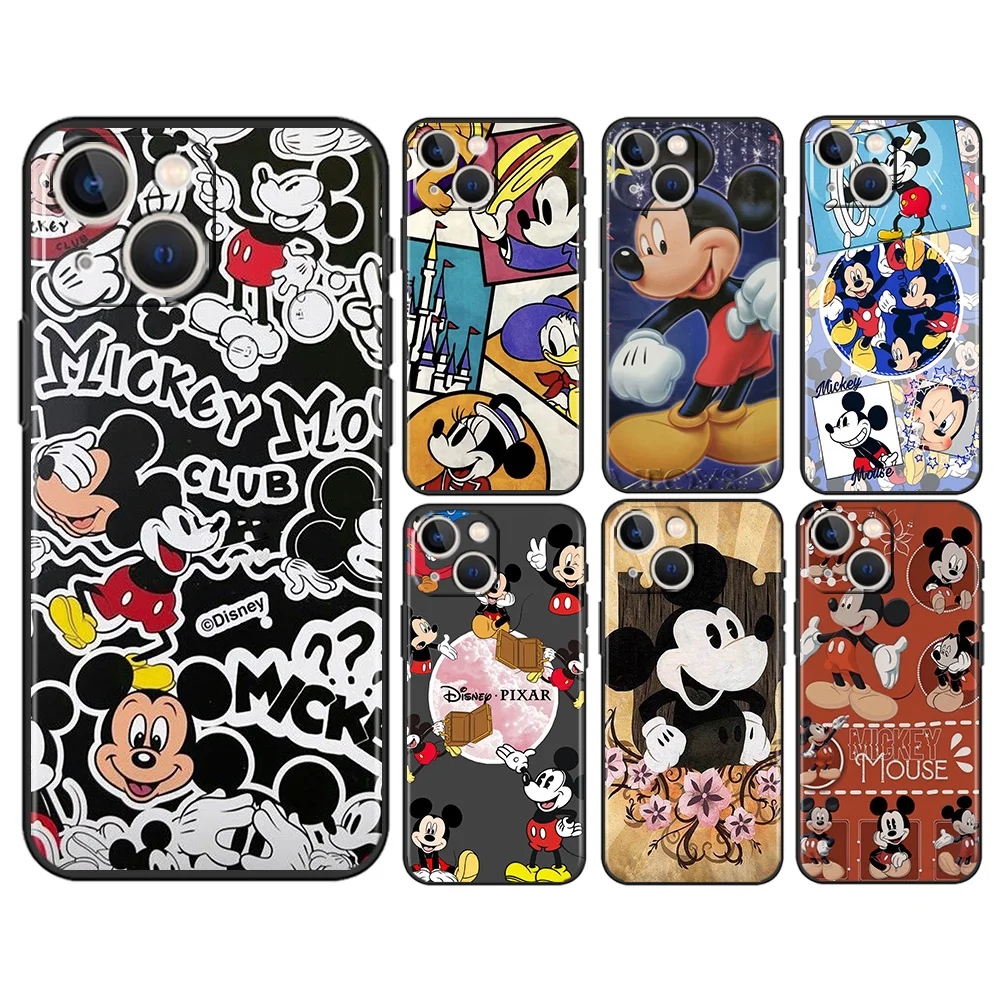 Disney Cute Mickey For iPhone 14 13 12 11 Pro Max Mini XS Max X XR 7 8 Plus 6 Plus Silicone Black Shell Phone Case
Disney Cute Mickey For iPhone 14 13 12 11 Pro Max Mini XS Max X XR 7 8 Plus 6 Plus Silicone Black Shell Phone Case