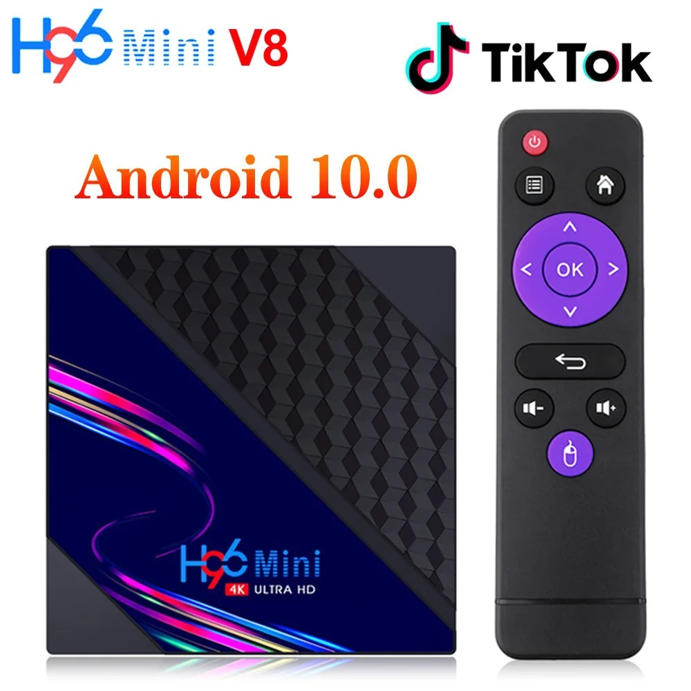 ТВ-приставка H96mini V8 RK3228A X96 2 ГБ/16 ГБ телеприставка Android 10 4K HD сетевой плеер WiFi приемники smart Bluetooth в TikTok
ТВ-приставка H96mini V8 RK3228A X96 2 ГБ/16 ГБ телеприставка Android 10 4K HD сетевой плеер WiFi приемники smart Bluetooth в TikTok